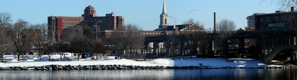 View from Faust Landmark in Rockford, IL