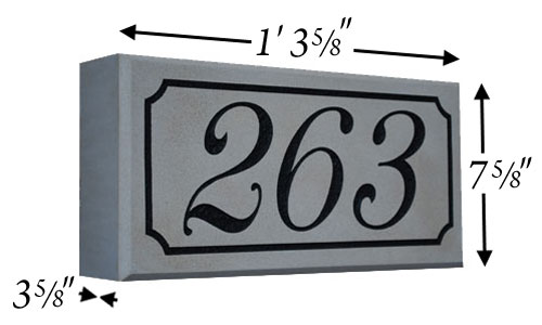 Cast Stone Address Stone Photo AD 102