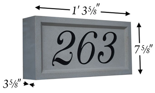 Cast Stone Address Stone Photo AD 103