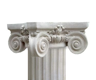 Cast Stone Column Ionic Capital Photo CL IC 10