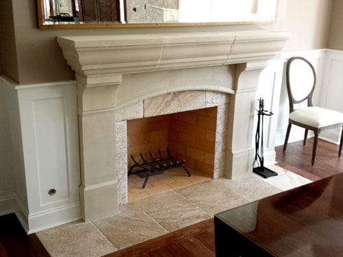 Cast Stone Fireplace Surround Customizable