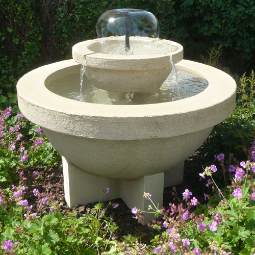 Cast Stone Fountain and Planter FT A2321