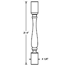 Cast Stone Baluster BL 152