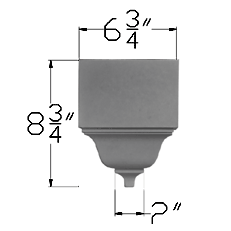 Cast Stone Bracket BR 131