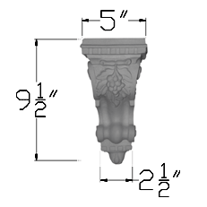 Cast Stone Bracket BR 140