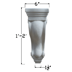 Cast Stone Bracket BR 355