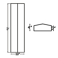 Cast Stone Coping CO 1023