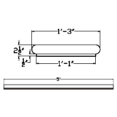 Cast Stone Coping CO 1550