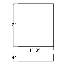 Cast Stone Coping CO 2004