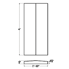 Cast Stone Coping CO 2213