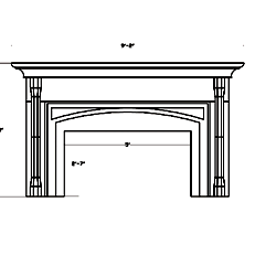 Cast Stone Fireplace Surround FP 750