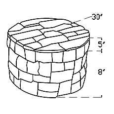 Cast Stone Tank Lid MS 620