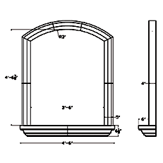 Cast Stone Niche NI 520