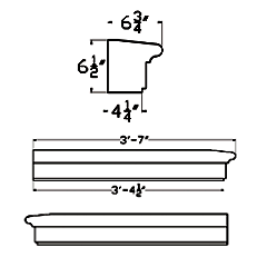 Cast Stone Sill SL 425