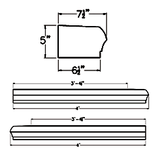 Cast Stone Sill SL 455