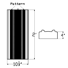 Cast Stone Surround SU 355