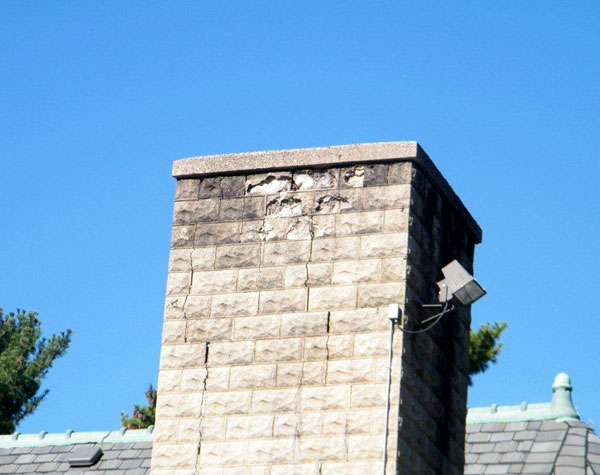 Damaged Chimney